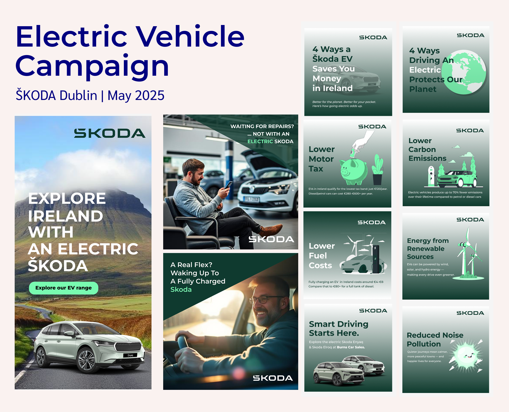 Samples of marketing materials made for this campaign