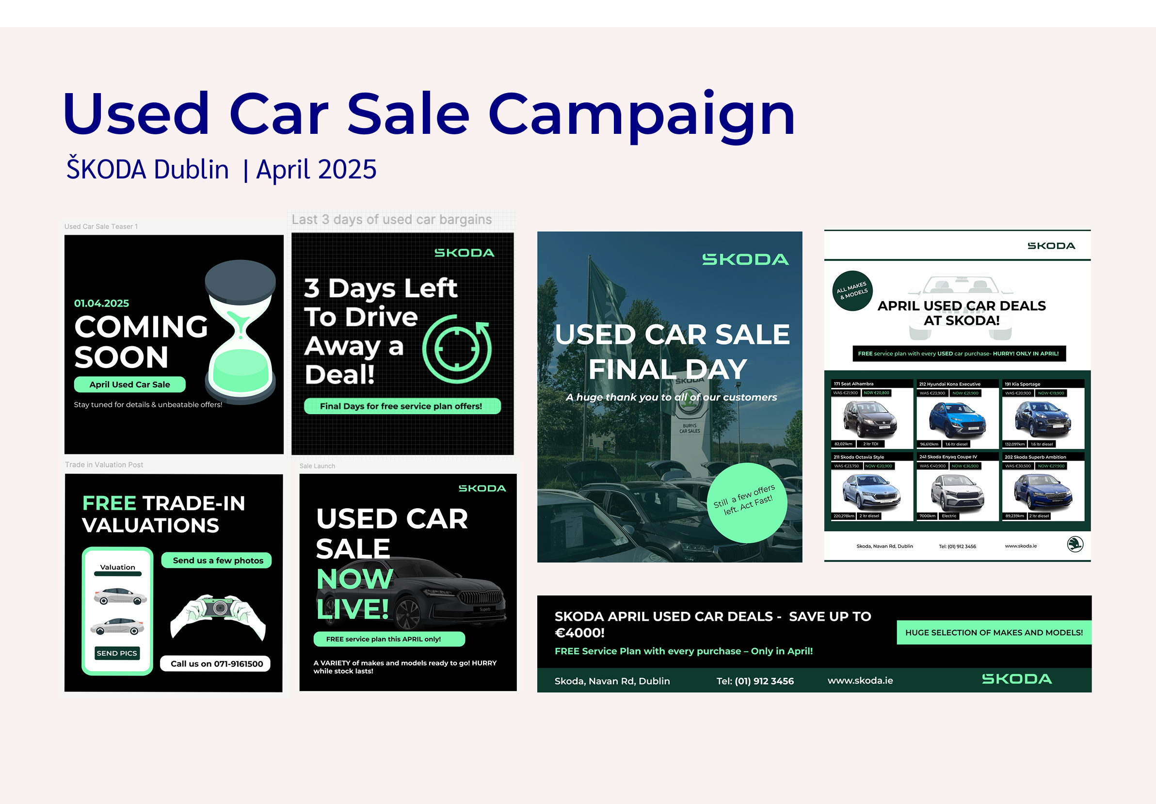Samples of work from this campaign